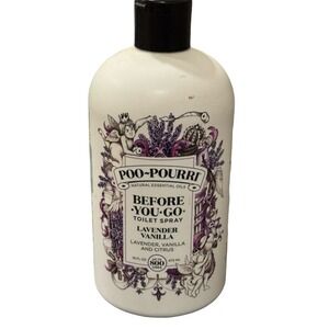 Poo-Pourri Lavender Vanilla Before-You-Go Toilet Spray Refill 16oz 800 Uses